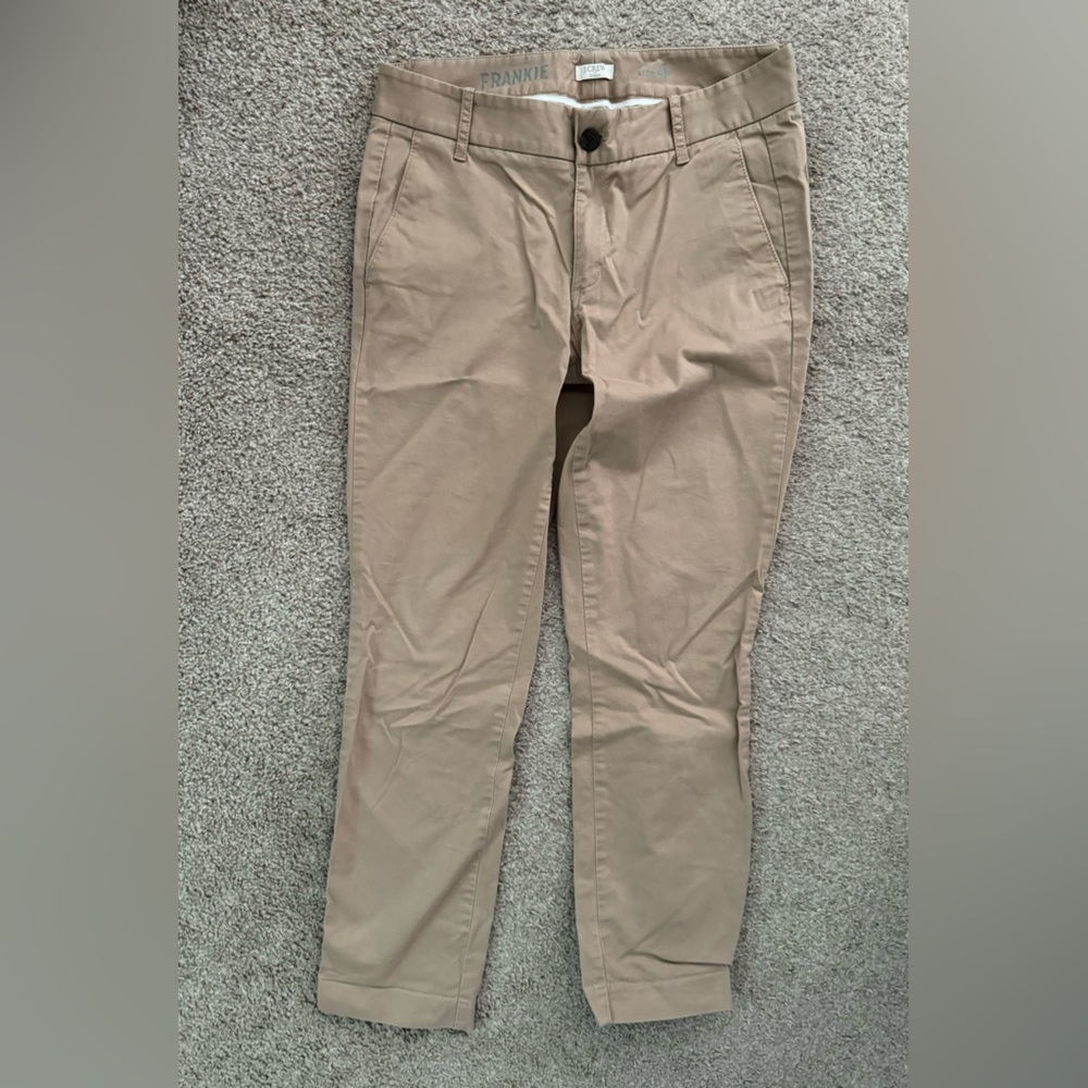 J Crew Frankie Size 4 khaki work pant